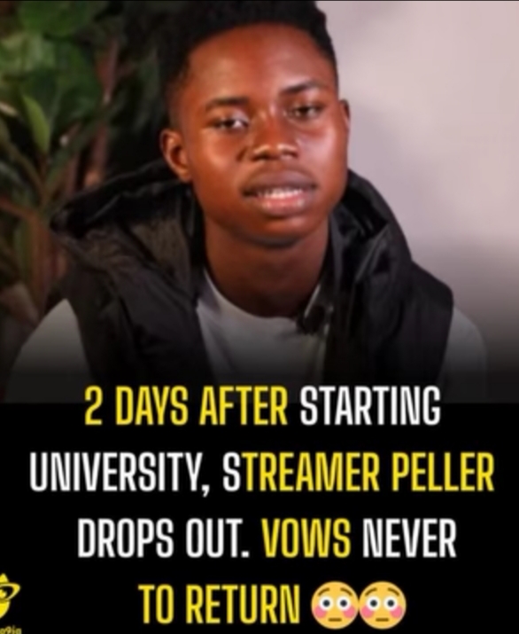 Peller drops out of school