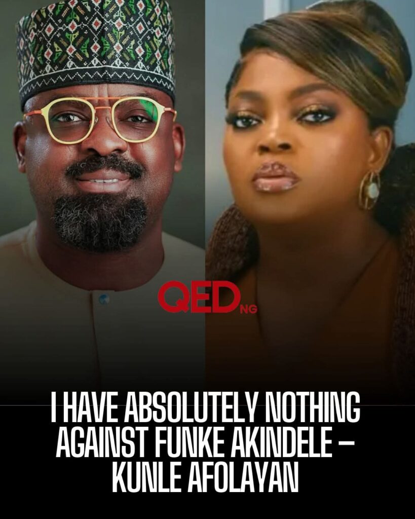 Kunle Afolayan said he has nothing against Funke