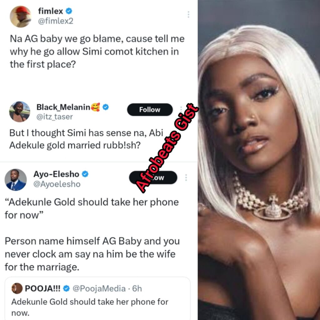 Nigerians reacted over Simi's reply to a fan
