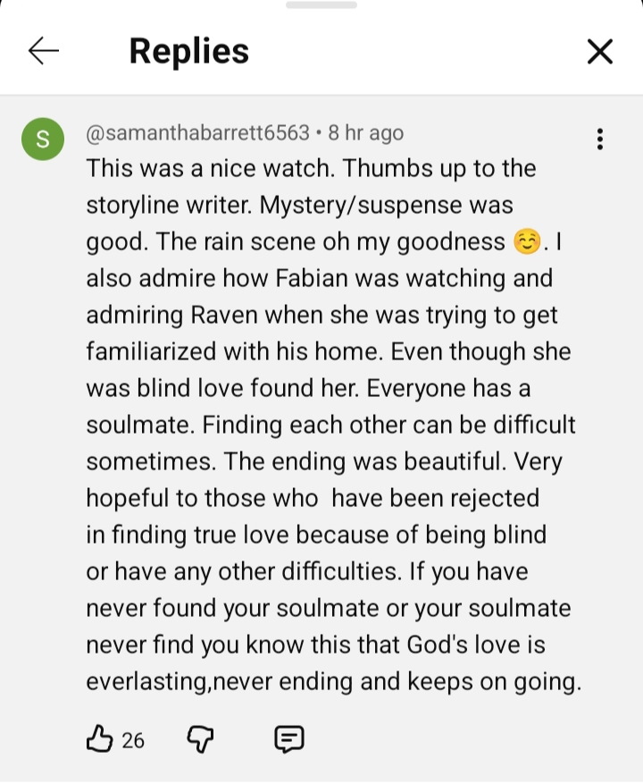 Comment on her fifth sense 